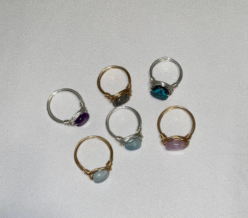 Wire Wrapped Rings image 3