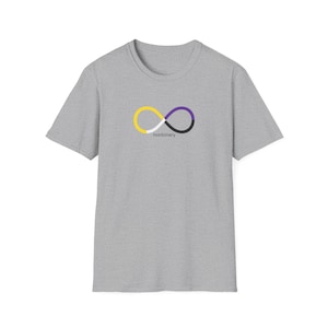 Nonbinary Infinity Symbol T-Shirt: LGBTQ+ Pride Unisex Tee