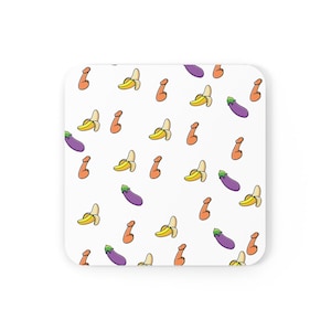Flying Dongs - Corkwood Coaster Set