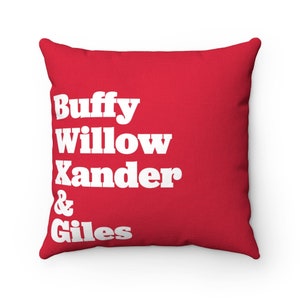 Buffy The Vampire Slayer Fernsehfiguren Quadrat kissenhülle