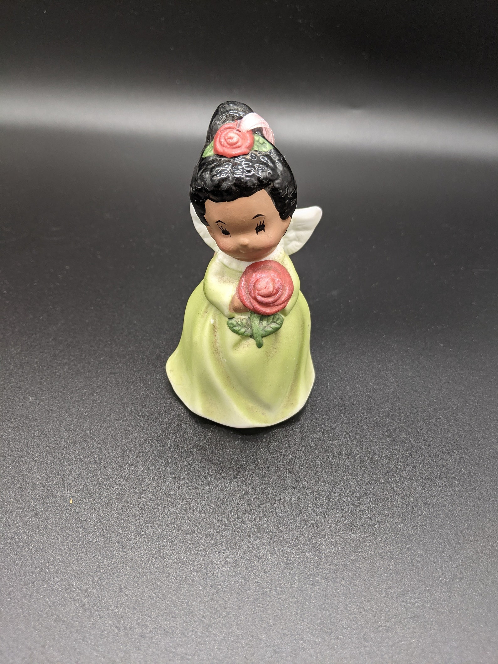 Vintage Bisque Porcelain Bell Figurine Etsy