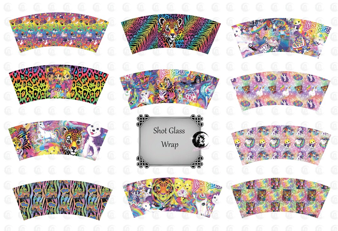 Shot Glass Wraps PNG Digital Download Etsy