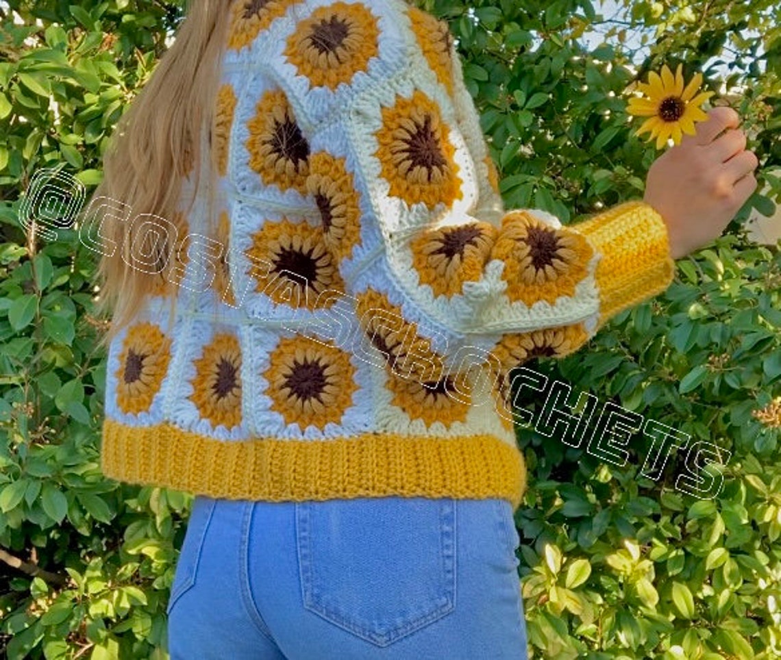 Sunflower cardigan Clearance