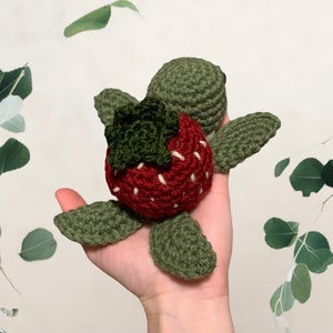 Strawberry Turtle Crochet Pattern