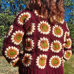 Sunflower Cardigan Crochet Pattern image 4