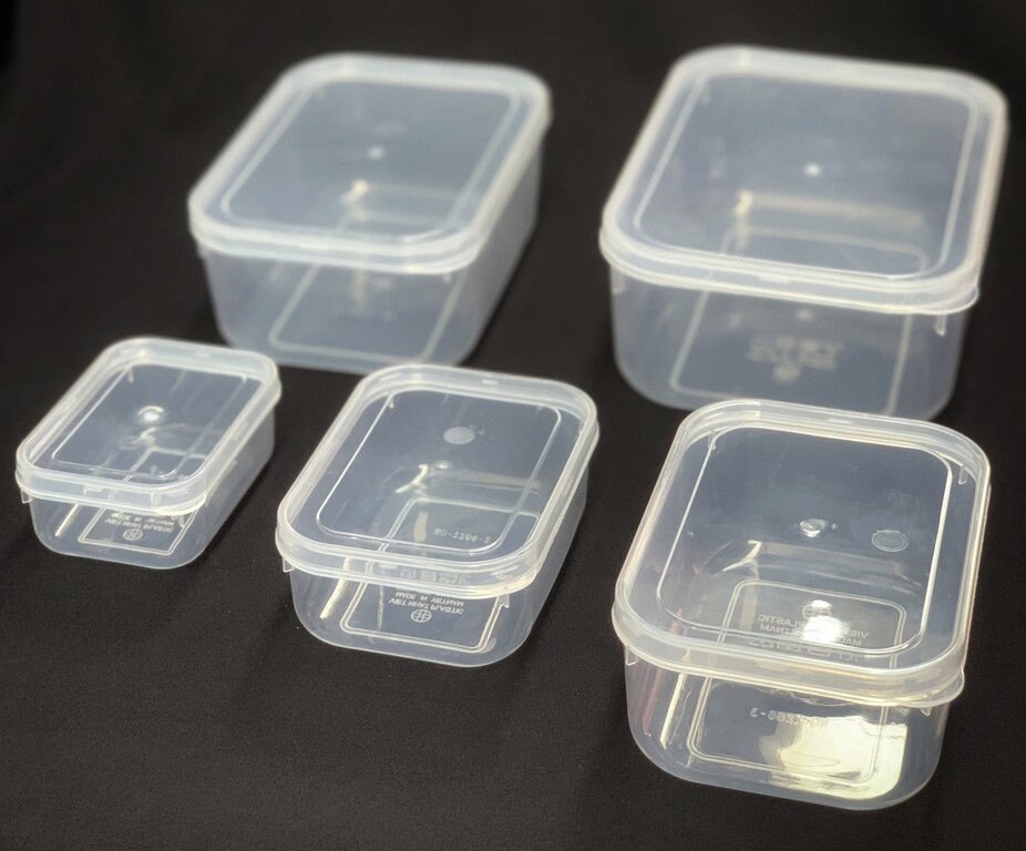 Set of 5 freezer containers a plastic box for cold food Etsy