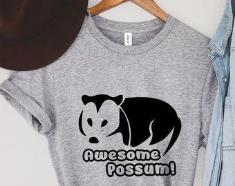 Camiseta de zarigüeya, camisa de zarigüeya divertida, camisas de zarigüeya impresionantes, camiseta de animal divertida, regalo de amante de zarigüeya, camiseta linda de zarigüeya, camiseta de zarigüeya impresionante