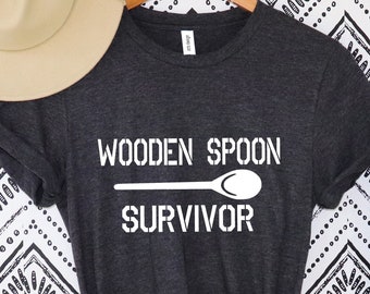 Wooden Spoon Survivor Mens Tshirt, Funny Italian Shirt, Family Reunion Shirt, Siblings Shirt, Wooden Spoon Shirt Humor Shirt