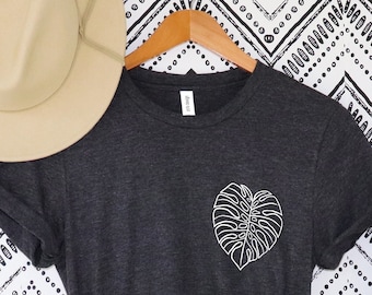 Monstera Leaf Shirt,Monstera Deliciosa Crazy Plany Lady Shirt,Houseplant Shirt,Plant Lover Gift,Monstera Shirt,Botanical Shirt,monstera tee