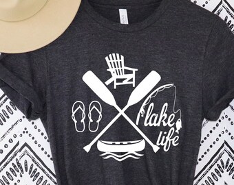 Camisa Lake Life, Camisa del lago, Las playas de Cuz son camisa salada, Camisas del lago, Viaje al lago, Regalo para los amantes del lago, Camisa de viaje al lago, Camiseta al lago, Coincidencia de grupo
