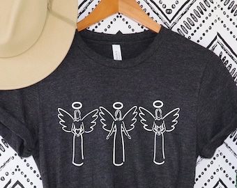 Camiseta de ángel, camisa de alas de ángel, camisa de arte, camisa de diseños de ángel, camisa de querubín, camiseta de ángel de querubín, camisa vintage, camiseta de ángeles, camisa de ángel