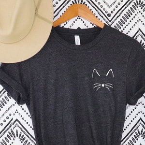 Camisa de gato gatinho gatinho t camisa das mulheres dos homens senhoras engraçado presente eu amo gatos amante de animais camiseta amante de gato camisa bonito gatinho camiseta