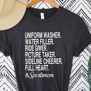 Sports Mom Shirt, Gift For Mom, Baseball Mom Shirt, Football Mom Shirt, Mom Shirt, Mom Life Shirt, Game Day Gift, Team Mother Shirt
