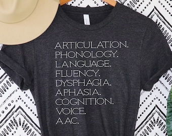 s Reikwijdte van de praktijk, Spraak Taal Pathologie Speechie Leraar T Shirt Therapie Cadeau, Dysfagie Shirt, Fonologie Shirt