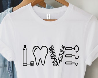 Camisa dental de sonrisa, camisa de dentista, regalo de dentista, camisa dental, regalo dental, camisa dental divertida, regalos de higienista dental, regalo de graduación de dentista
