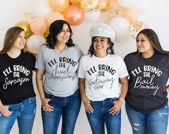 Girls Trip Shirts, Girls Weekend Shirts, I'll Bring The Alcohol Shirts, Girl Group Vacation, Girls Party Shirts, Girls Holiday Group Shirts