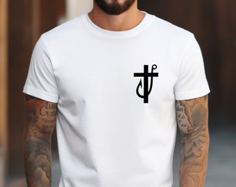 Camisa de pescador, camisa cristiana para hombres, regalos cristianos para hombres, regalo de pescador, camisa de pesca, regalos de papá, camisa de pescador de hombres, regalos de pesca