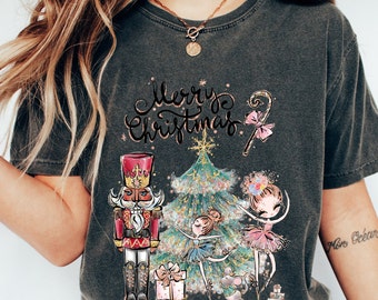 Nutcracker Shirt, Christmas Shirt, Sugar Plum Fairy Shirt, Christmas Shirt,Cute Festive Nutcracker shirt, Nutcracker Ballet shirt