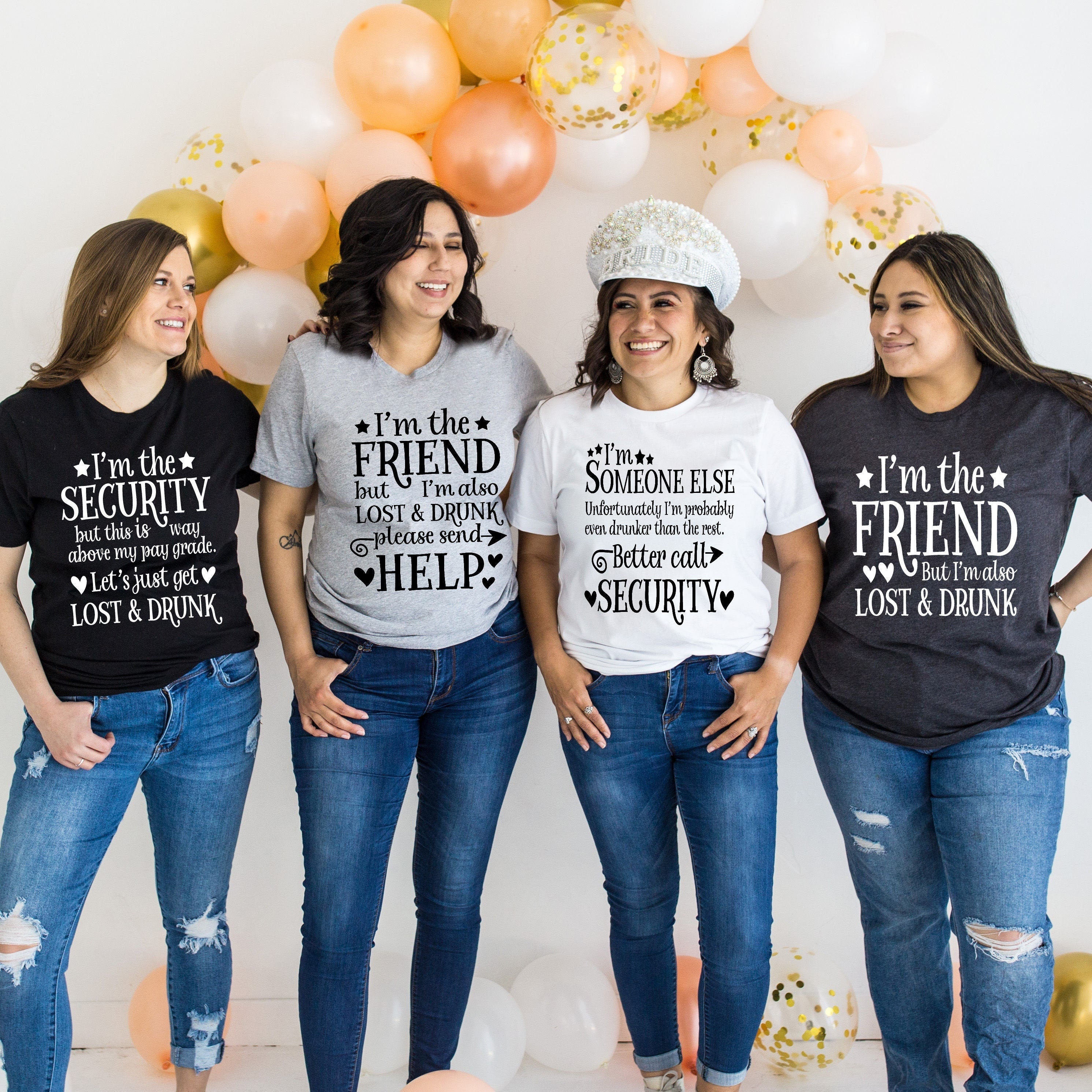 Funny Friend Group Shirts, If Lost or Drunk Please Return to Friend,  Matching Girl Group T-shirt, Girls Trip, Girls Weekend, Girls Vacation 