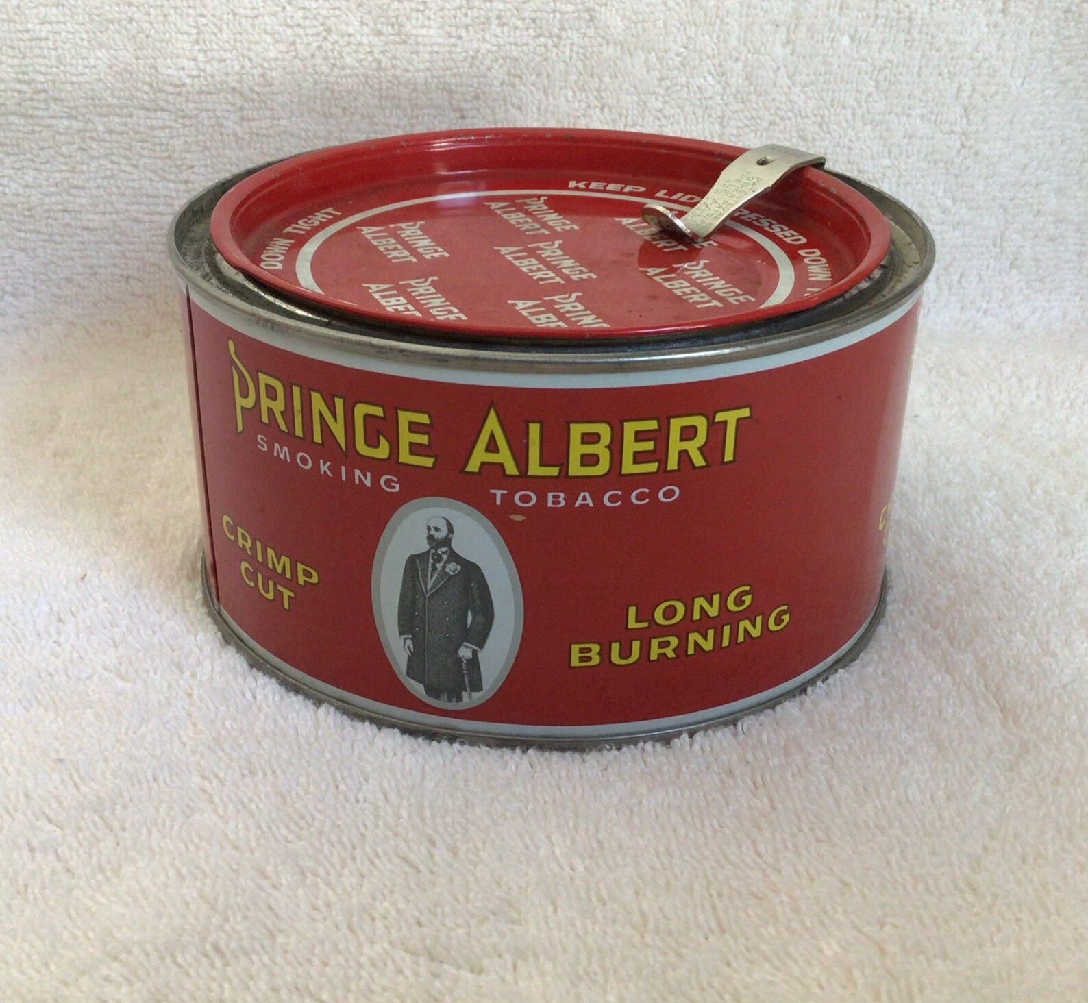 Vintage Prince Albert Pipe Tobacco Round Metal Tin with Etsy