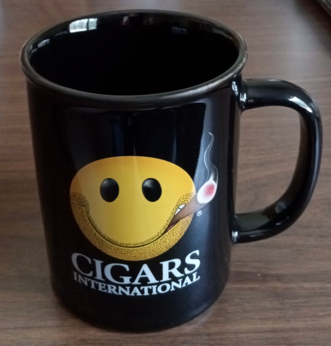 Cigars International, Embossed Happy Face W/cigar Logo, Double Sided