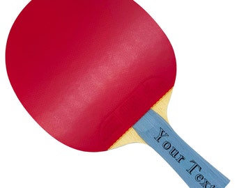 Custom Engraved Ping Pong Paddle | ITTF Approved Table Tennis Racket