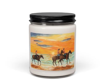 Sunset Beach Fahrt Duftende Sojakerze