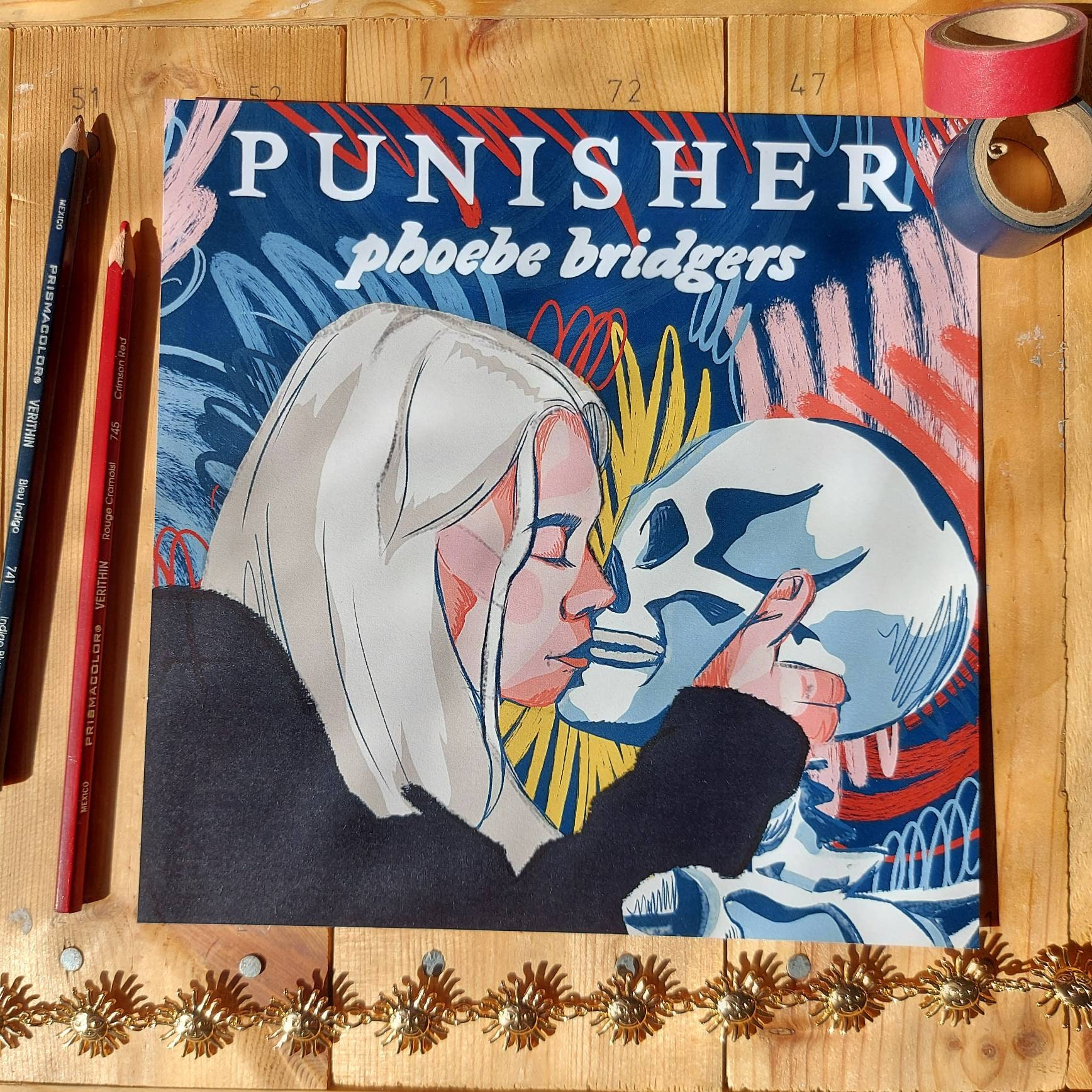 Purple Cover Punisher - Phoebe Bridgers Art Print by Keithy