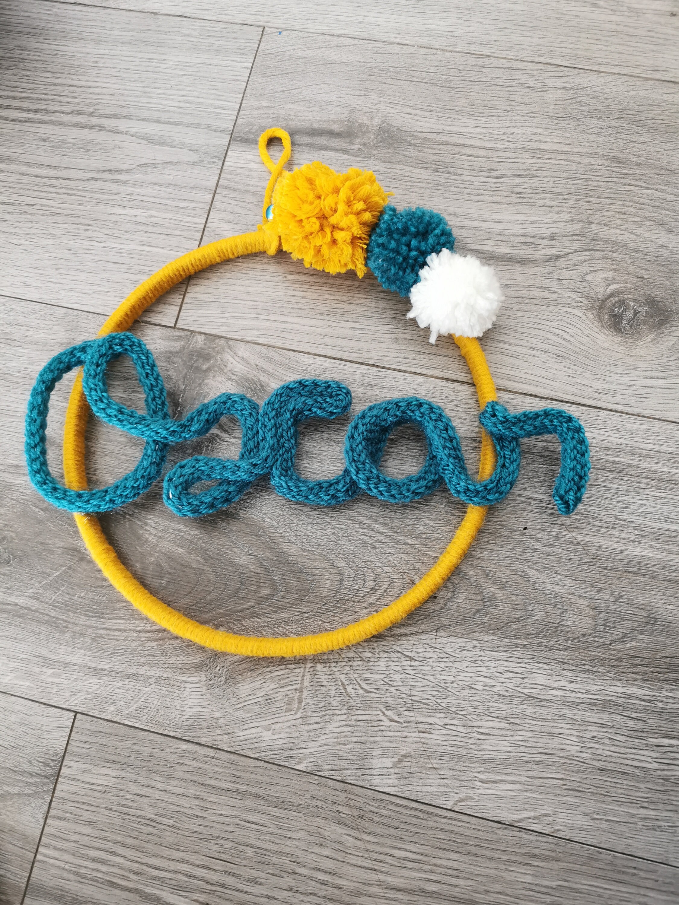 Couronne Prénom Tricotin