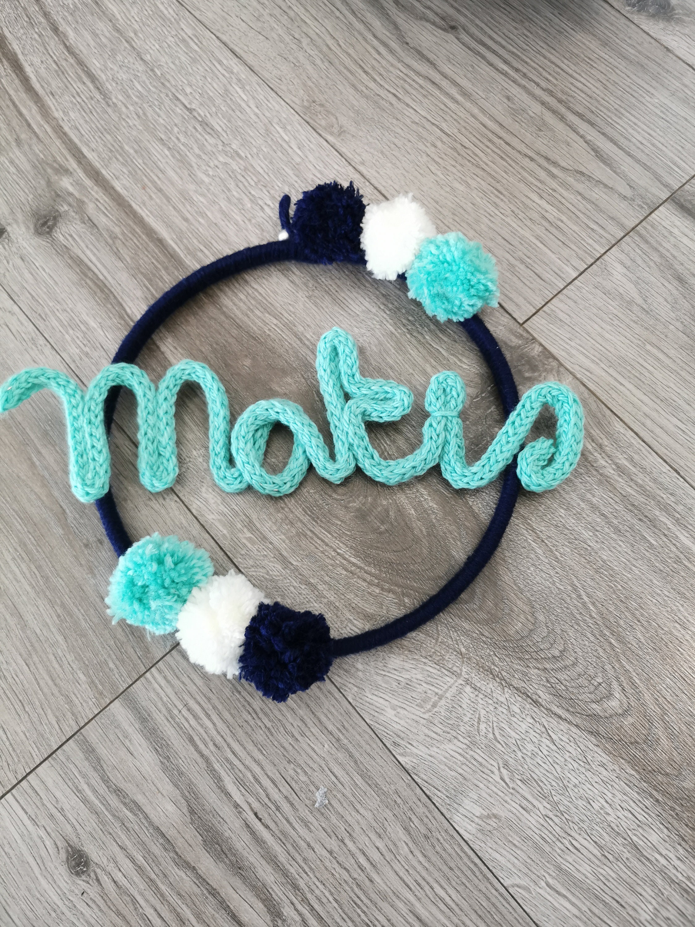 Couronne Prénom Tricotin