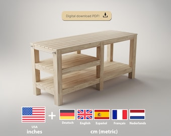 Outdoor Kitchen Island DIY Plan: Spacious Design (PDF Download, Imperial & Metric