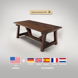 Sturdy Outdoor Table – DIY Plan image 2