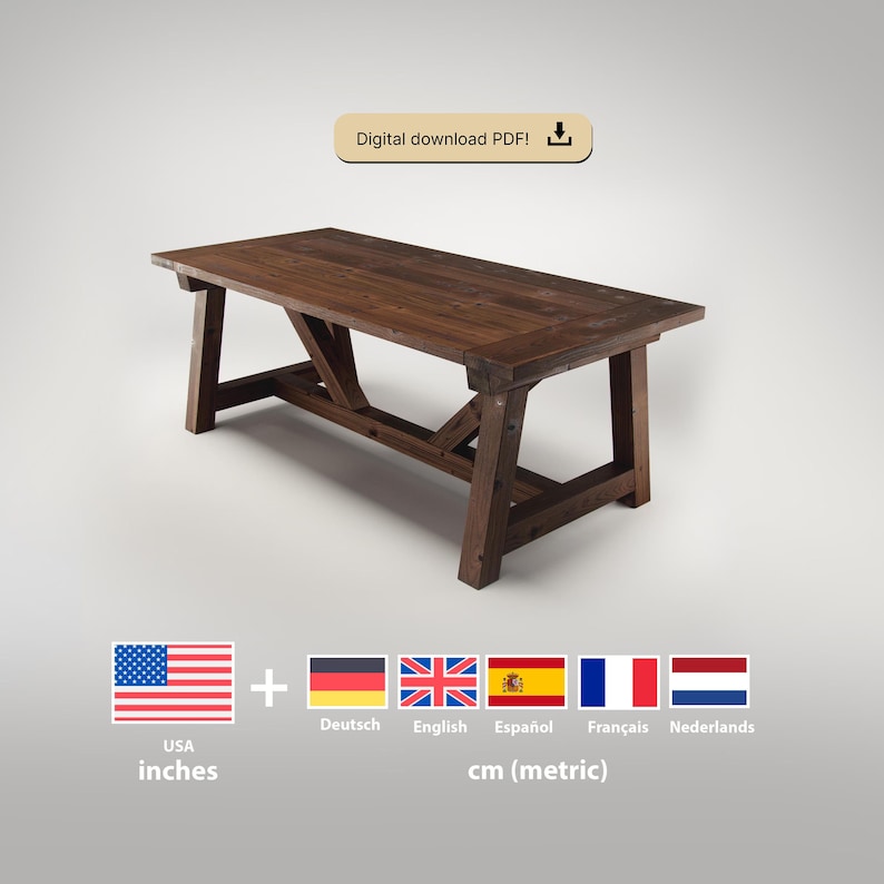 Sturdy Outdoor Table – DIY Plan image 2