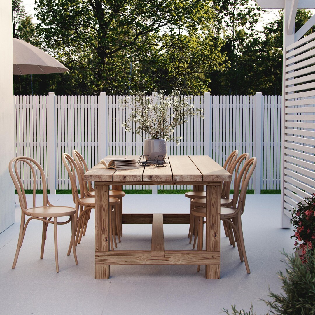 Build Plans Patio Table DIY Etsy