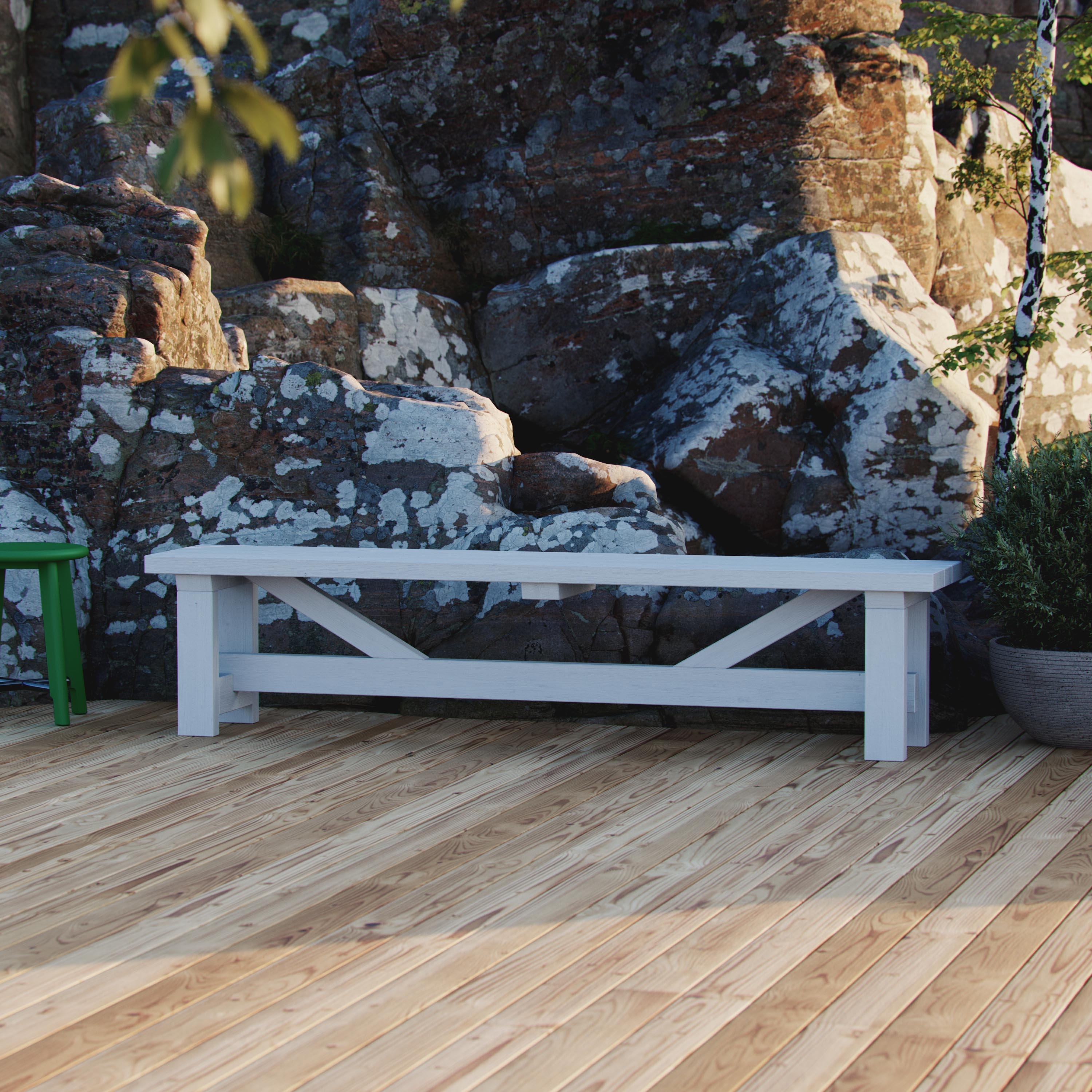 Image showcasing Scandinavian Style Bench, DIY Plan, Pdf Download, Beginner-friendly ...