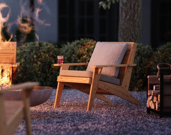 DIY-plannen Moderne Adirondack-stoel