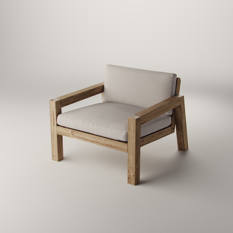 Lounge chair DIY plans Outdoor furniture zdjęcie 2