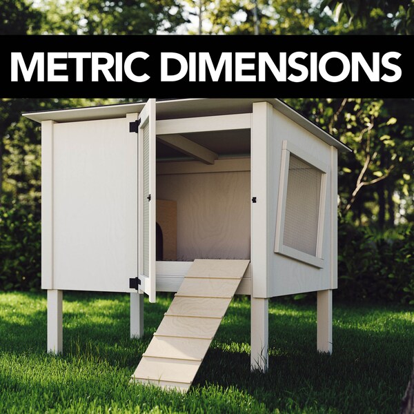 Rabbit Hutch Plans Etsy