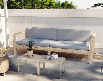 XL Outdoor Sofa DIY Plan: Beginner-Friendly Blueprints (PDF Download, Imperial & Metric)