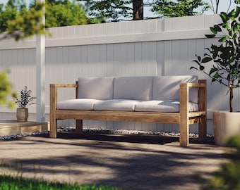 Build plans outdoor sofa - DIY couch