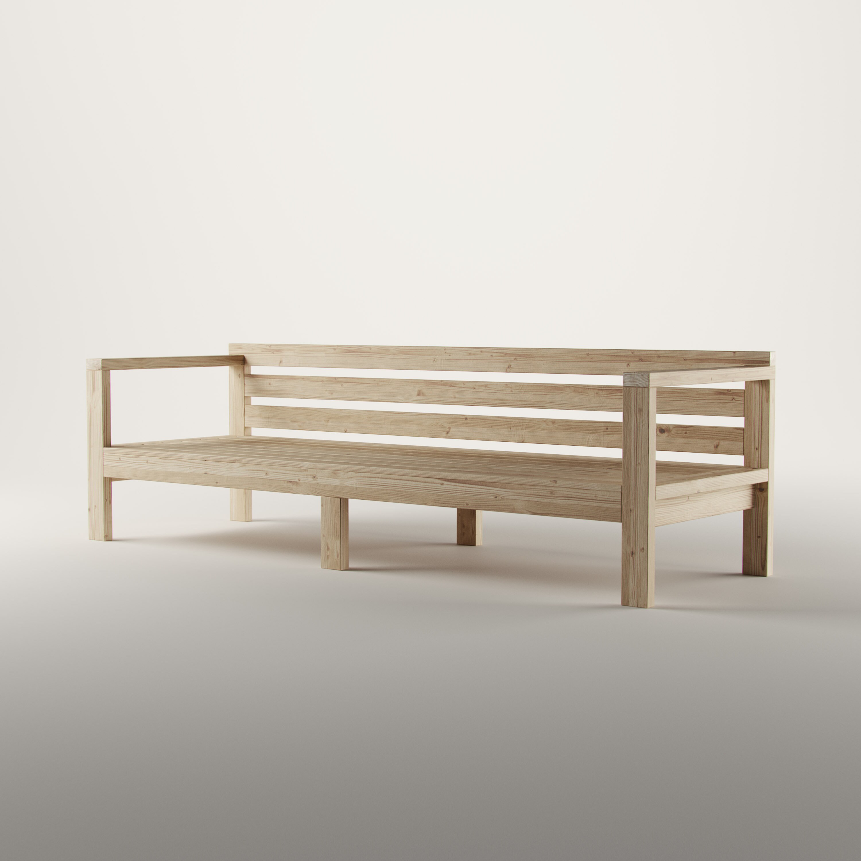 Build Plans XL Outdoor Sofa DIY Extra Large Couch Etsy