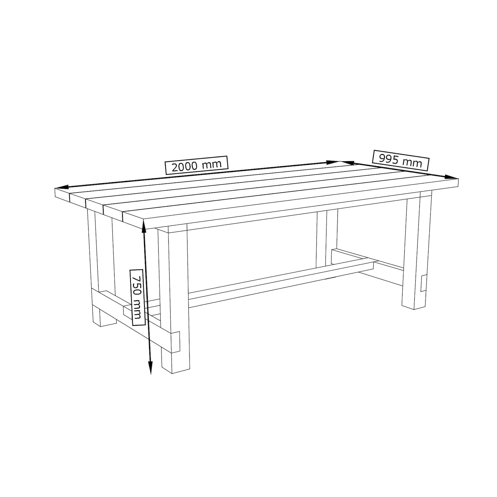 Build Plans Patio Table DIY Etsy