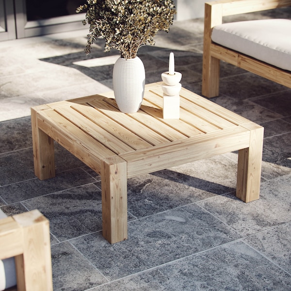 SQUARE COFFEE TABLE - Etsy