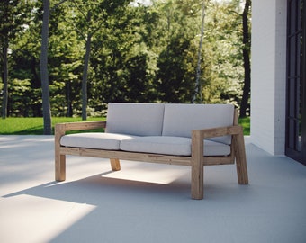 Build plans patio sofa - DIY outdoor furniture