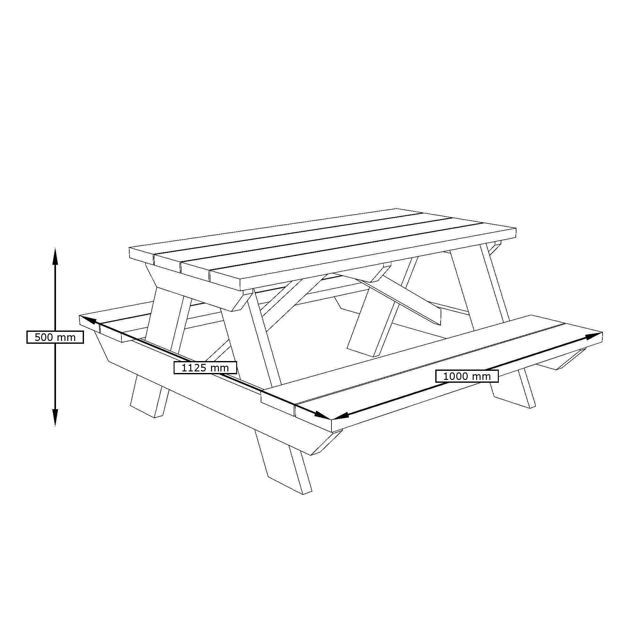 Kids Picnic Table - DIY Plan - Etsy