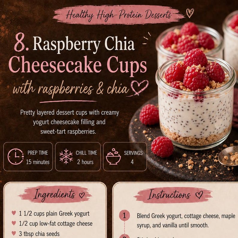 High Protein Dessert Recipes printable book image 5