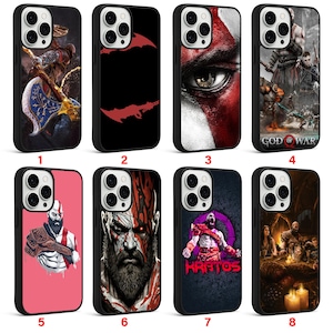 Funda para iPhone de God of War para iPhone 11 12 13 14 15 16 17 Pro Max Plus Air / Funda personalizada para teléfono #A