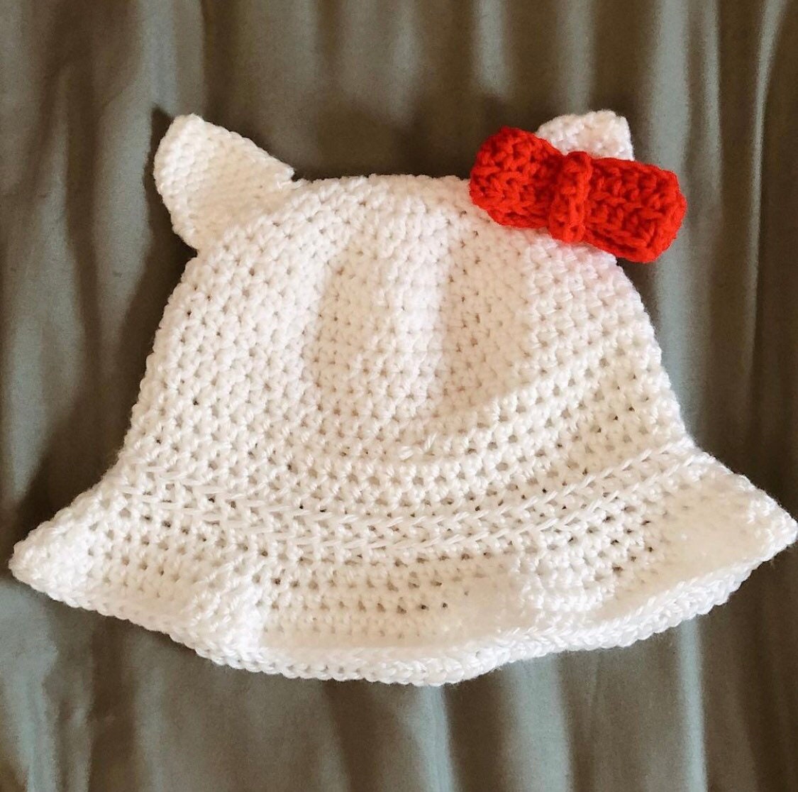 Hello Kitty Bucket Hat Etsy