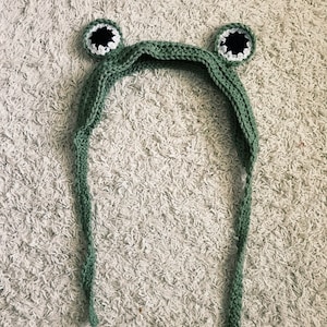 Crochet Frog Head Wrap