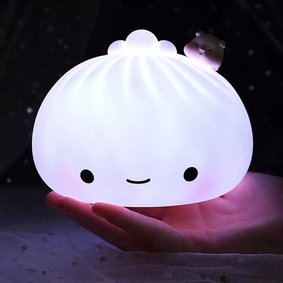 Dumpling Bao Light Kawaii Lamp Etsy